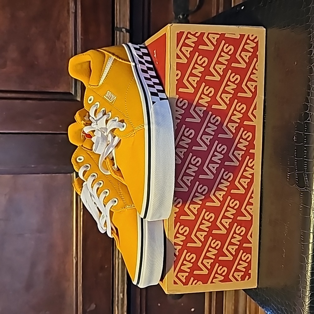 Yellow Vans 8.5 men's